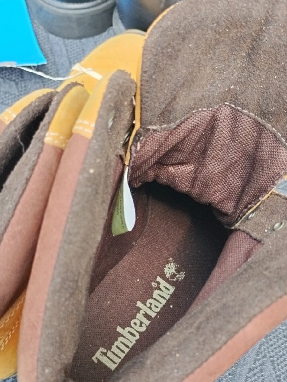 Timberland Wheat and Brown Nubuck Wedge Lace-Up Boots - Picture 4 of 4